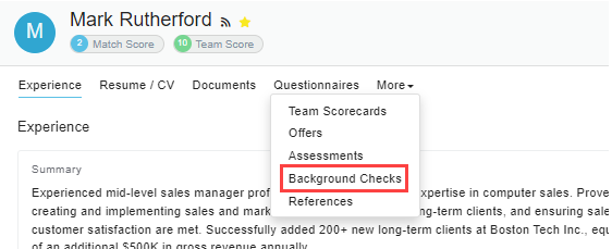 Background Checks